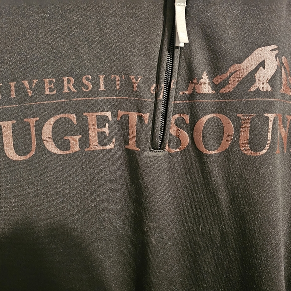 Jansport Black Quarter Zip Sweater - Picture 3 of 5